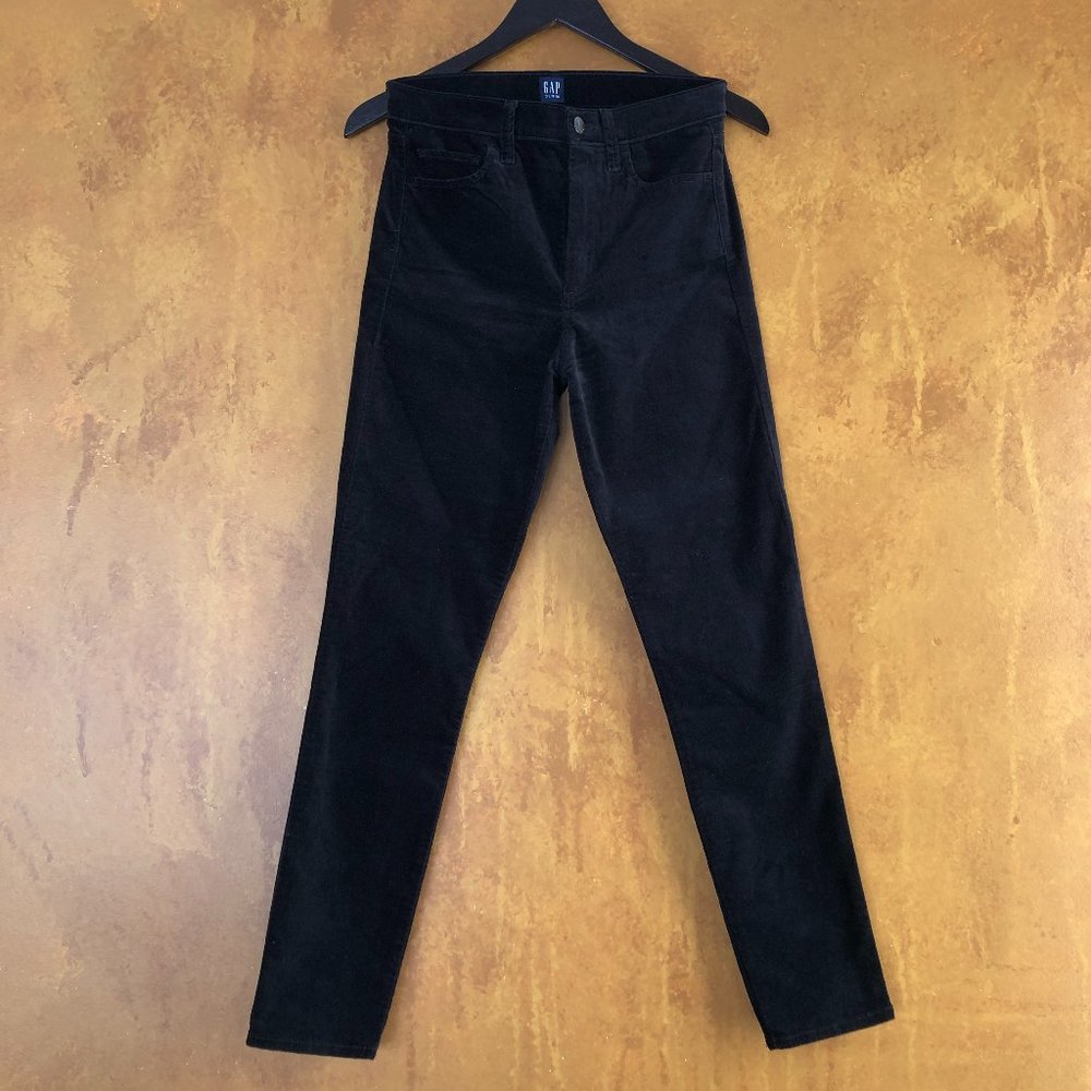 Velour Black Skinny Jeans